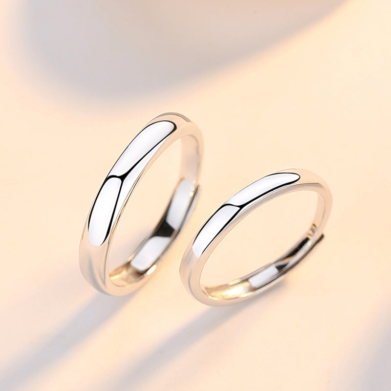 NEXEVO - แหวน Seren Bond แหวนเงิน ดีไซน์ขอบตัด ใส่ได้ทั้งวัน น้ำหนักเบา ปรับขนาดได้