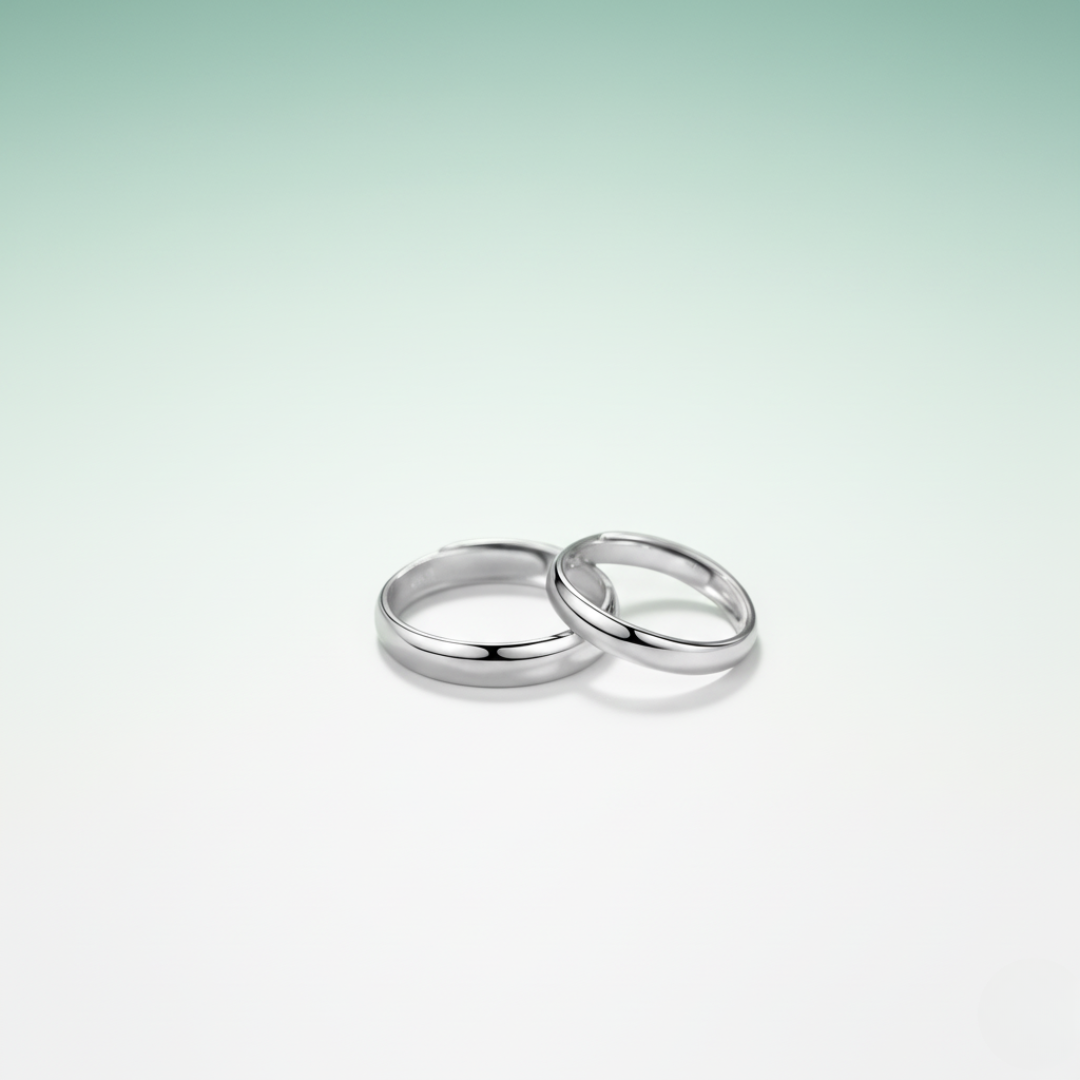 NEXEVO - แหวน Seren Bond แหวนเงินแท้ s925 ดีไซน์ขอบตัด ใส่ได้ทั้งวัน น้ำหนักเบา ปรับขนาดได้