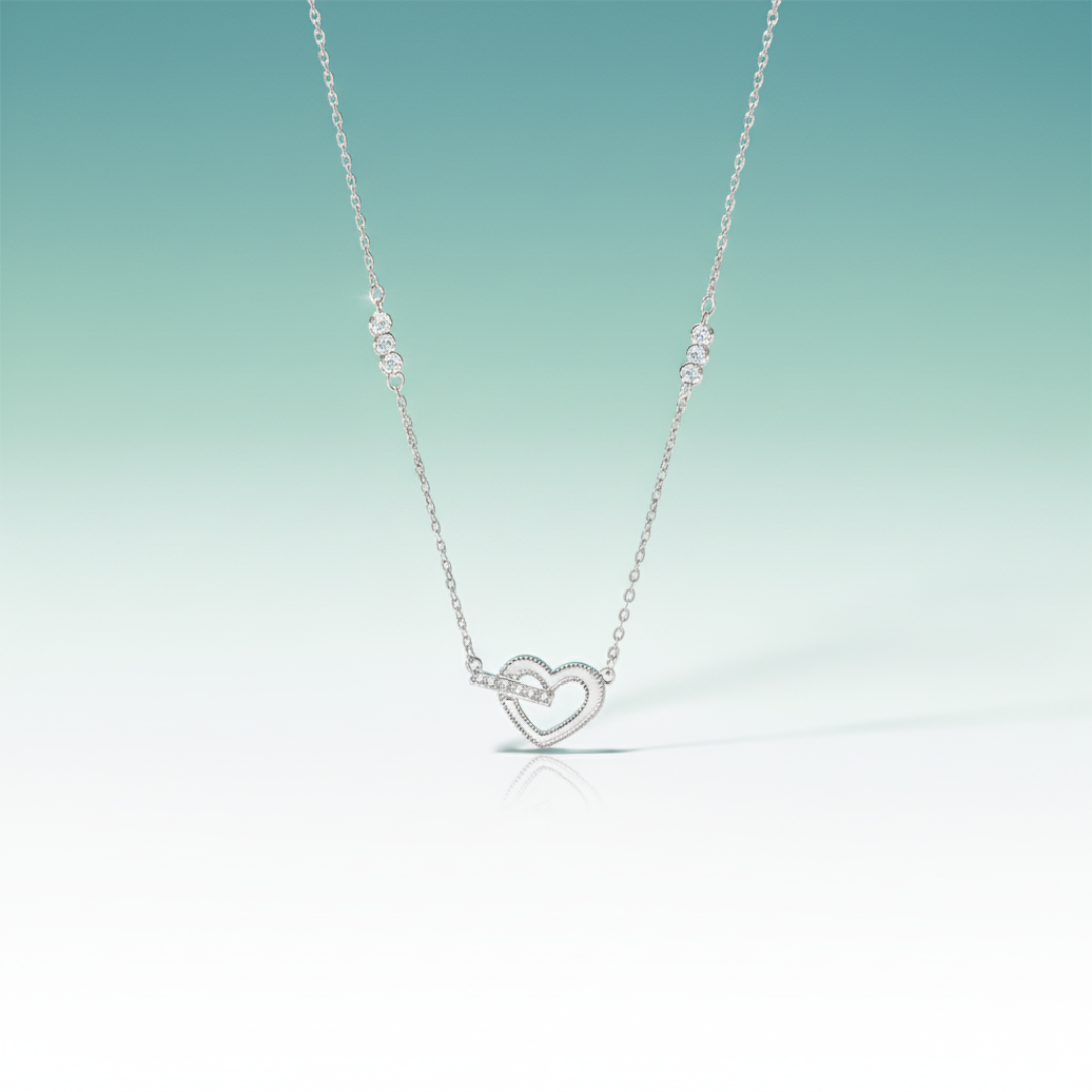 NEXEVO - สร้อยคอ Duéra สร้อยคอจี้หัวใจ สไตล์ มินิมอล โรแมนติก ดึงดูดความรัก และ คนดีๆ เข้ามา ปรับความยาวได้ ของขวัญให้คนสำคัญ