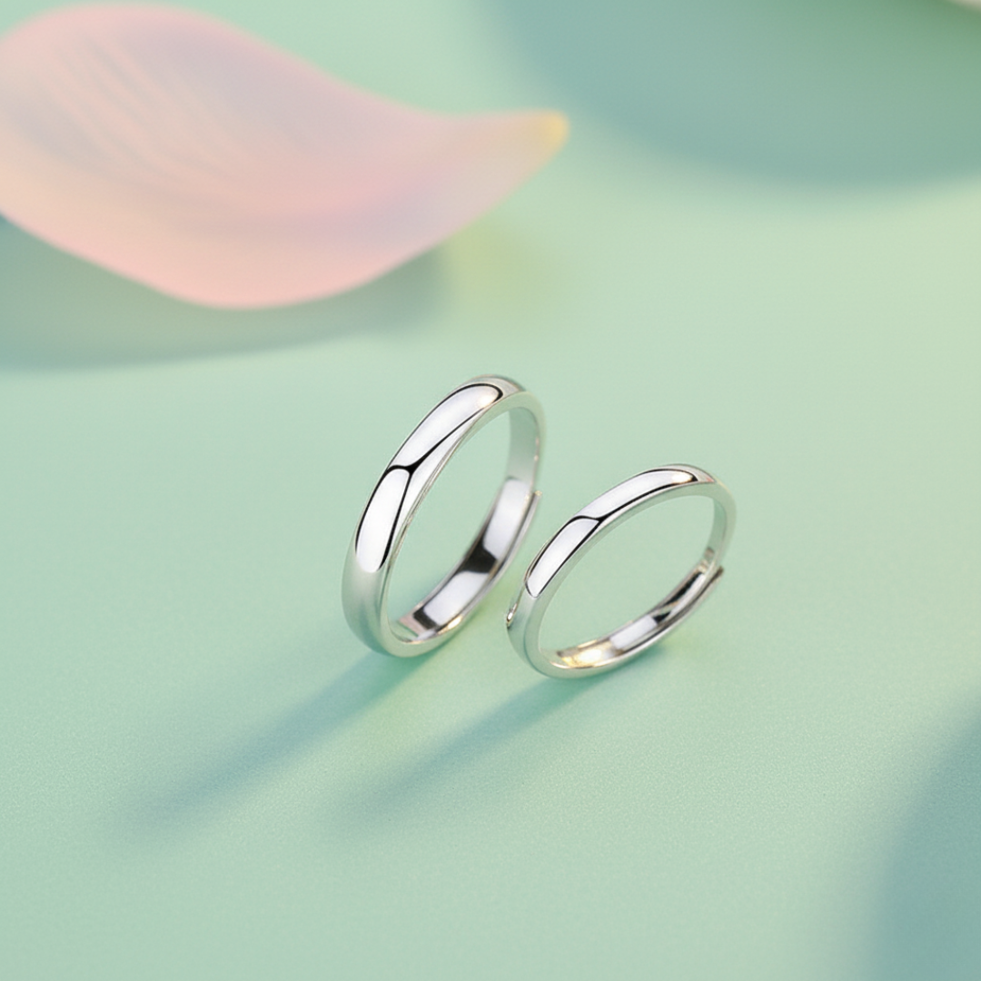 NEXEVO - แหวน Seren Bond แหวนเงินแท้ s925 ดีไซน์ขอบตัด ใส่ได้ทั้งวัน น้ำหนักเบา ปรับขนาดได้